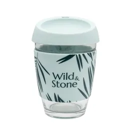 Wild & Stone Reusable Glass Coffee Cup (12oz)
