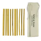 Wild & Stone Reusable Drinking Straws - Bamboo - 10 Pack additional 1